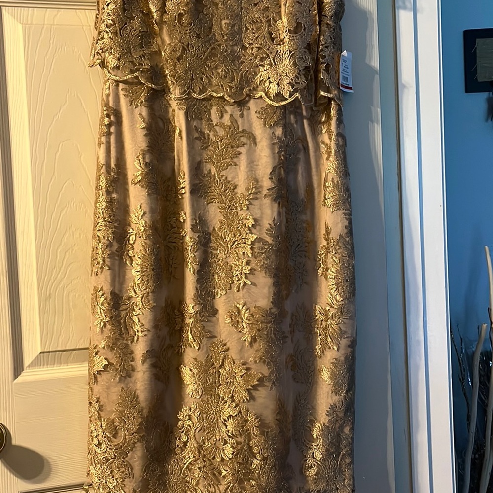 Gold dress